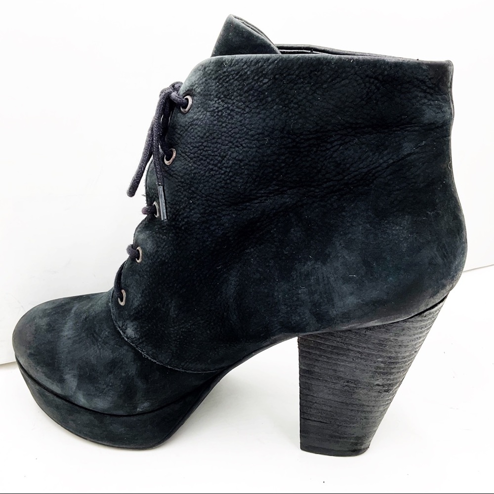 {STEVE MADDEN} 'Raspy' Distressed Leather Platform Boots - Picture 3 of 16